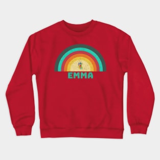 Emma- vintage rainbow washed style Crewneck Sweatshirt